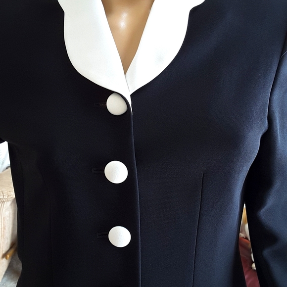 Suit Amanda Smith Petites Evening 2 pc Suit Vintage 2P - Picture 7 of 13